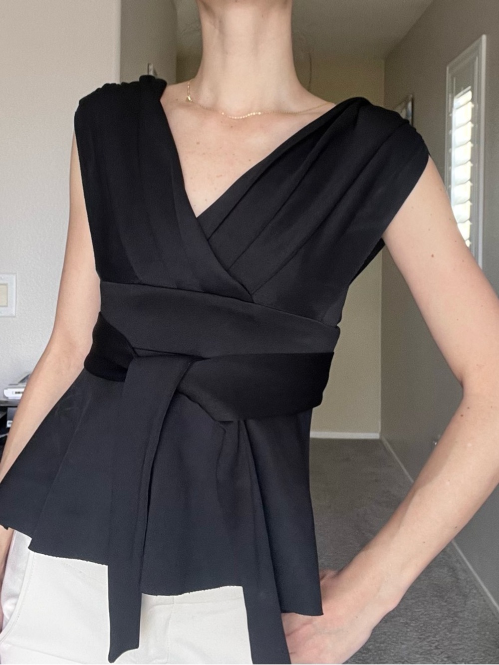 Bardot peplum top New!